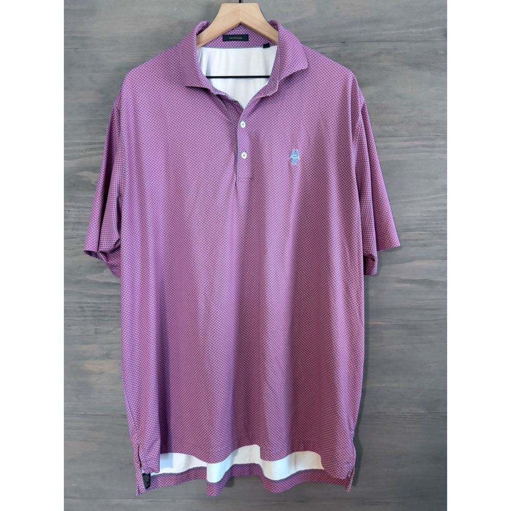 Turtleson Jacquard Performance Golf‎ Polo XL